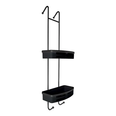 Black Over Door Shower Caddy