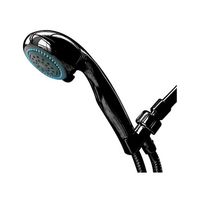 Matt Black Shower Head and Hose