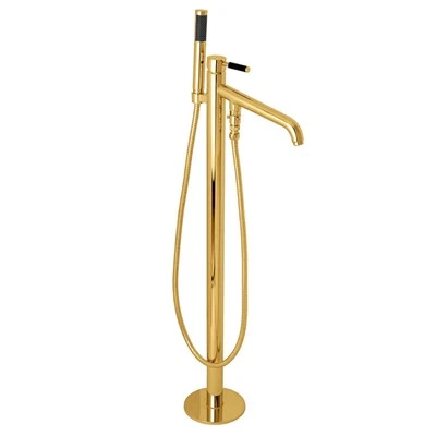 Brushed Gold Freestanding Tub Faucet